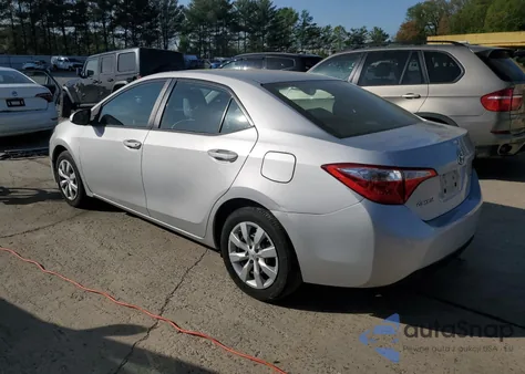 2014 Toyota Corolla L из США, поврежденный, VIN 2T1BURHE7EC193181